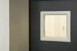 Hublot pour porte de garage carré en PVC blanc l.29 x H.29 cm-GoodHome Sale