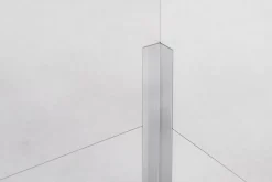 Profilé décoratif Li Angle intérieur en acier inoxydable Argent satiné - 20 mm x 2700 mm x 0,65 ep.-Ilcom Clearance