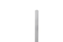 Ilcom Profilé décoratif Li Angle intérieur en acier inoxydable Argent satiné - 10 mm x 2700 mm x 0,65 ep.