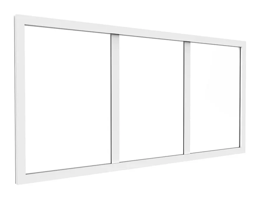 Imposte atelier en aluminium thermolaqué - L83 x H40 cm - Blanc - BAYVIEW-Vente-unique Hot