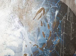 Impression sur toile avec applications multicolores cm 80x3,8x120-Mauro Ferretti Discount