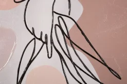 Impression sur toile femme multicolore cm 80x2,8x80-Mauro Ferretti Outlet