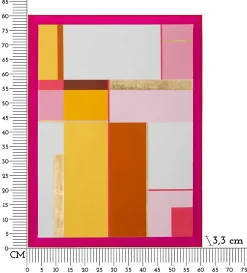 Impression sur toile laquée avec cadre acrylique cm 60x3,3x80-Mauro Ferretti Best
