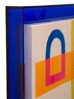 Impression sur toile laquée avec cadre acrylique cm 60x3,3x80-Mauro Ferretti Clearance