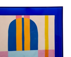 Impression sur toile laquée avec cadre acrylique cm 60x3,3x80-Mauro Ferretti Clearance