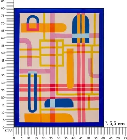 Impression sur toile laquée avec cadre acrylique cm 60x3,3x80-Mauro Ferretti Clearance