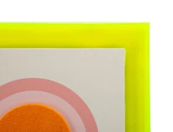 Mauro Ferretti Impression sur toile laquée avec cadre acrylique cm 50x3,3x70