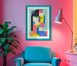 Impression sur toile laquée avec cadre acrylique cm 50x3,3x70-Mauro Ferretti Sale