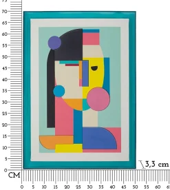 Impression sur toile laquée avec cadre acrylique cm 50x3,3x70-Mauro Ferretti Sale