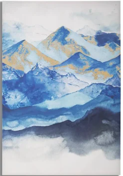 Impression sur toile multicolore paysage cm 80x3x120-Mauro Ferretti Clearance