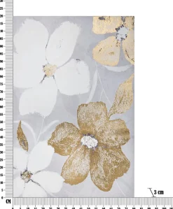 Impression sur toile multicolore fleur cm 80x3x120-Mauro Ferretti Hot