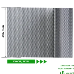 Isolant thermique a bulle double couche aluminium radiateur reflecteur 0.6x20m-Vounot Clearance