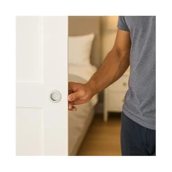 Jeu de poignées cuvette rondes - - Chromé-Thirard