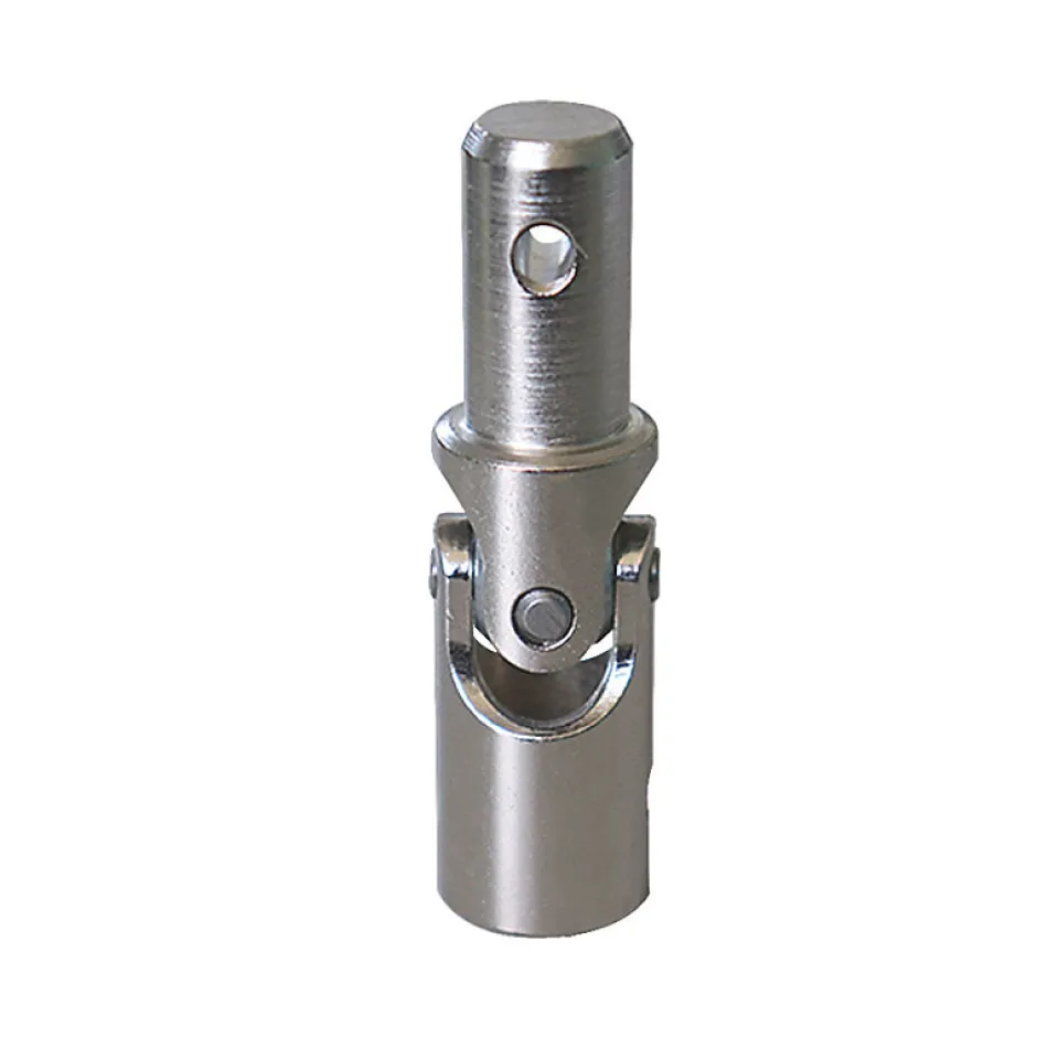 Geiger Joint de Cardan, D.12, Sortie D.10, Angle 45, Acier Nickelé, Genouillère pour Volet Roulant