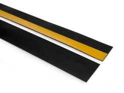 Quest Joint de dilatation en PVC 30x30mm, 5m flexible, bande de dilatation pour tous types de surfaces, noir