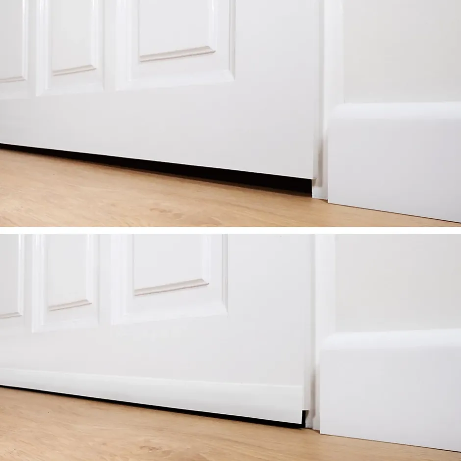 Quest Joint de dilatation en PVC 30x30mm, 5m flexible, bande de dilatation pour tous types de surfaces, noir