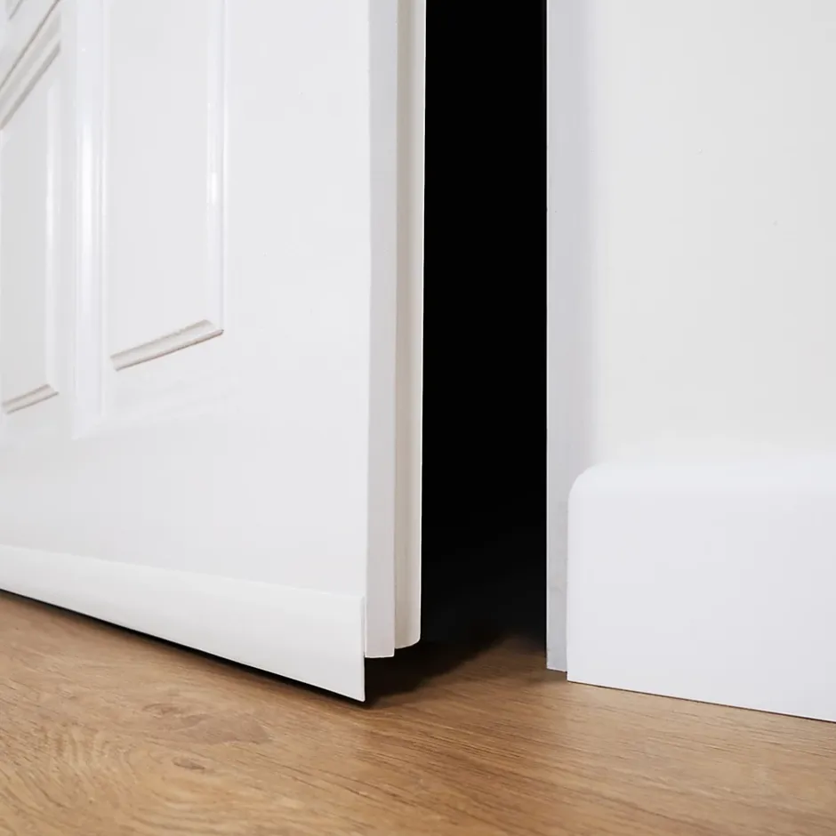 Quest Joint de dilatation en PVC 30x30mm, 5m flexible, bande de dilatation pour tous types de surfaces, noir