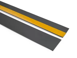 Quest Joint de dilatation en PVC 40x40mm, 5m flexible, bande de dilatation pour tous types de surfaces, graphite