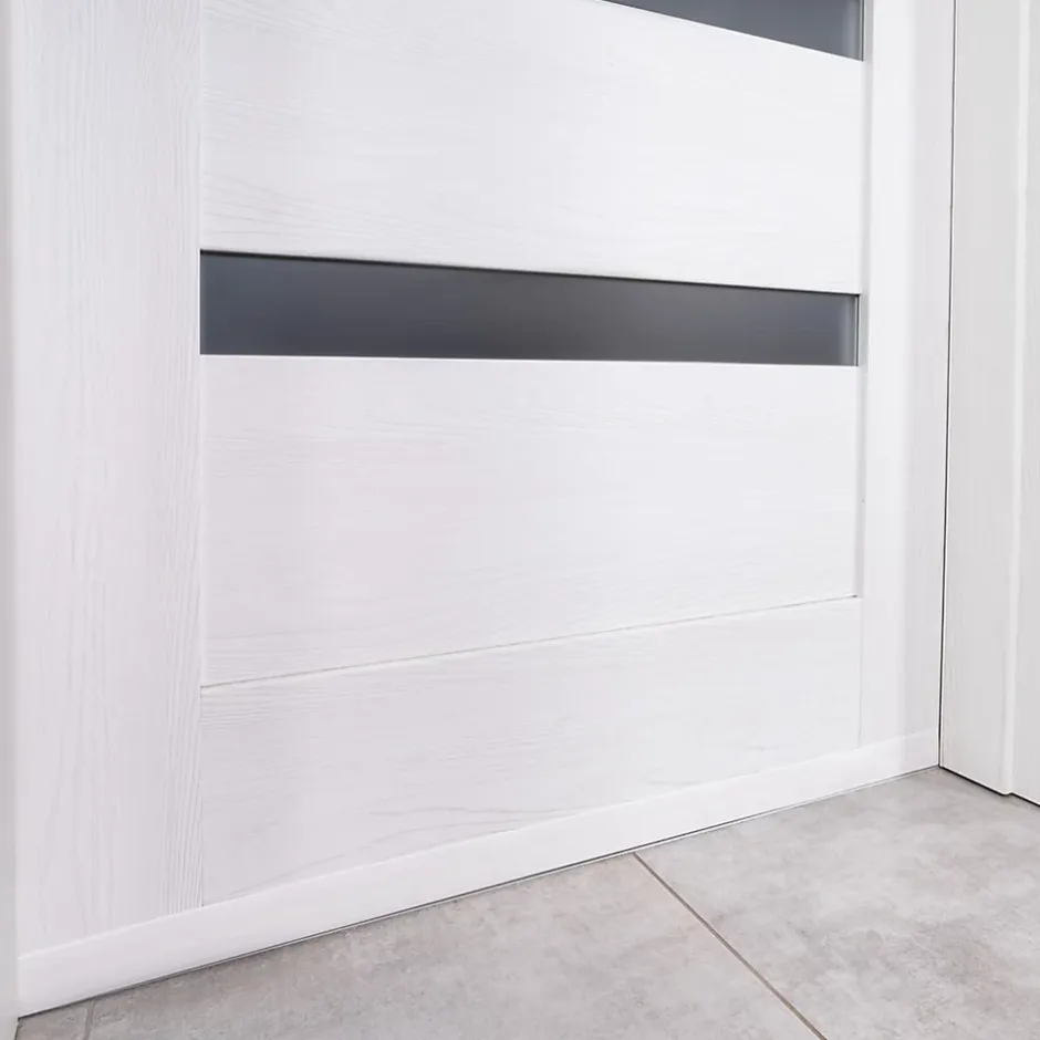 Quest Joint de dilatation en PVC 40x40mm, 5m flexible, bande de dilatation pour tous types de surfaces, noir