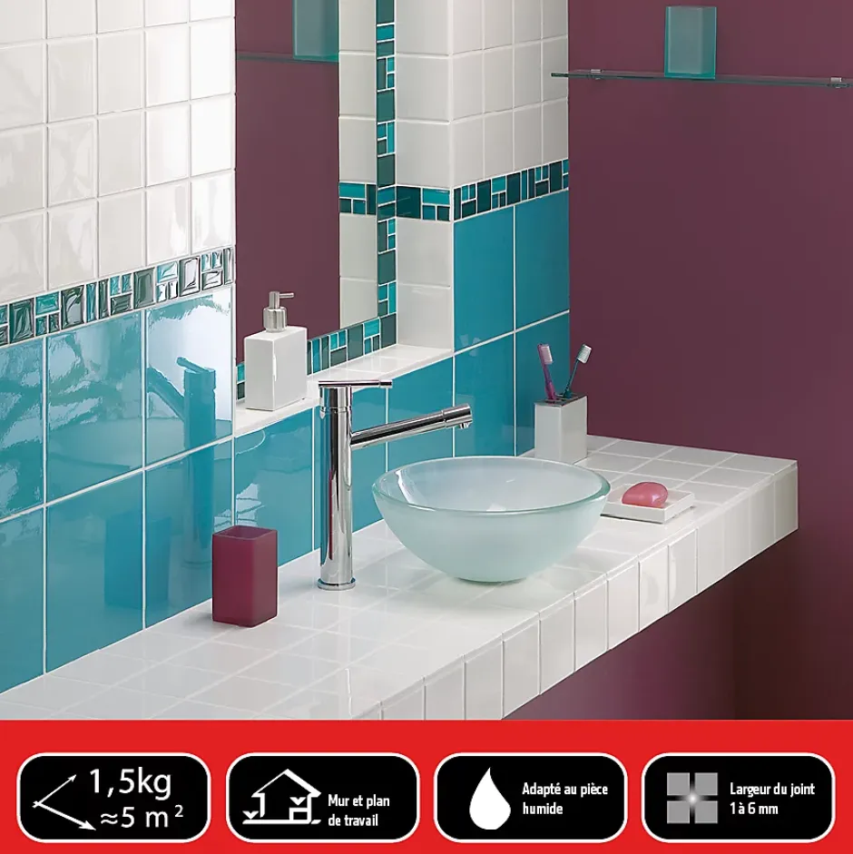 Joint en pâte 1,5 kg blanc-Parexlanko Sale