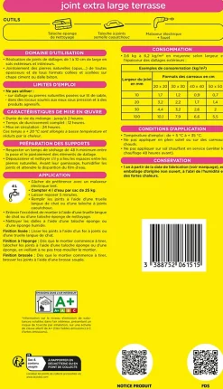 Joint extra large terrasse gris perle Weber 25kg-Weber Saint-Gobain Online