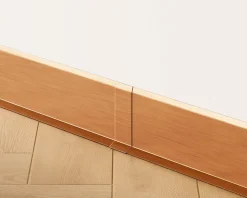 Joint FI en acier inoxydable pour plinthe Cuivre satiné - 60mm x 30mm x 12mm-Ilcom Online