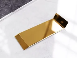 Joint FI en acier inoxydable pour plinthe Or poli - 80mm x 30mm x 12mm-Ilcom Sale