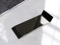 Joint FI en acier inoxydable pour plinthe Noir poli - 80mm x 30mm x 12mm-Ilcom Outlet