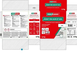 Parexlanko Joint fin pour carrelage mur et sol blanc 2,5 kg