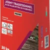 Joint pour plaquettes de parement intérieur et extérieur pierre poudre 20kg-Parexlanko Hot