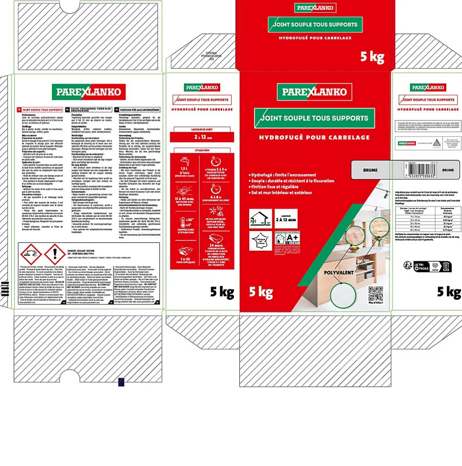 Joint souple tous supports brume 5 kg-Parexlanko Sale