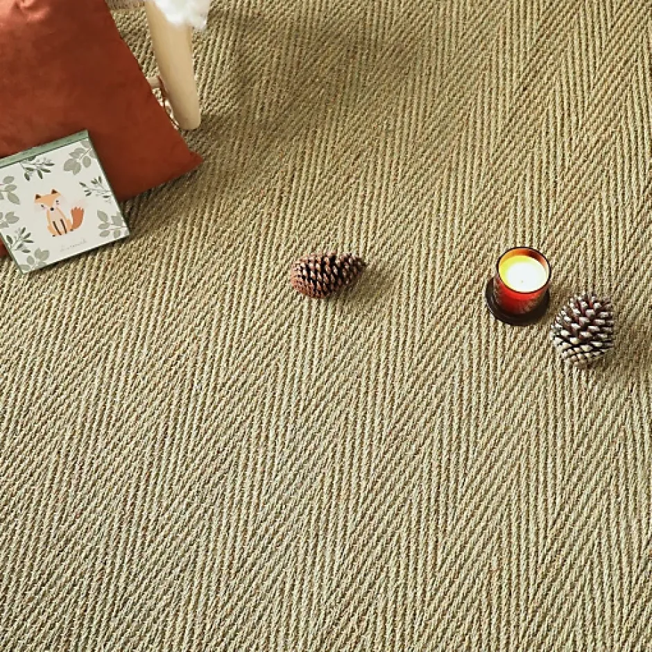 Jonc de mer - Assam - Chevron - Rouleau de 2m x 12m-Décoweb