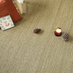 Jonc de mer - Assam - Chevron - Rouleau de 2m x 6m-Décoweb Outlet