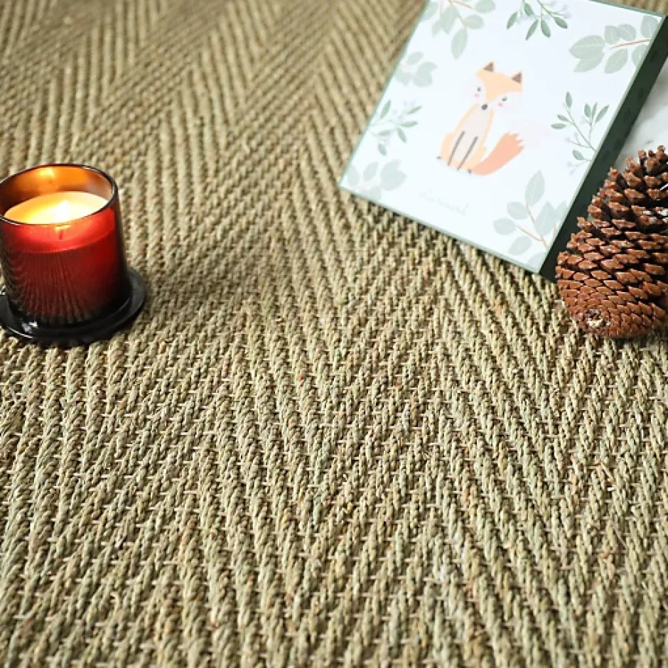 Jonc de mer - Assam - Chevron - Rouleau de 2m x 19m-Décoweb