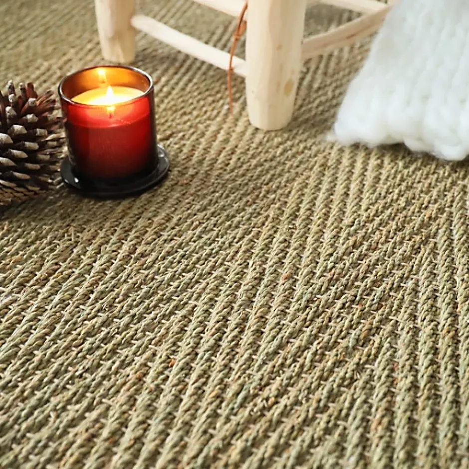 Jonc de mer - Assam - Chevron - Rouleau de 2m x 28m-Décoweb Clearance