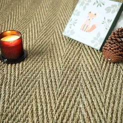 Jonc de mer - Assam - Chevron - Rouleau de 2m x 27m-Décoweb