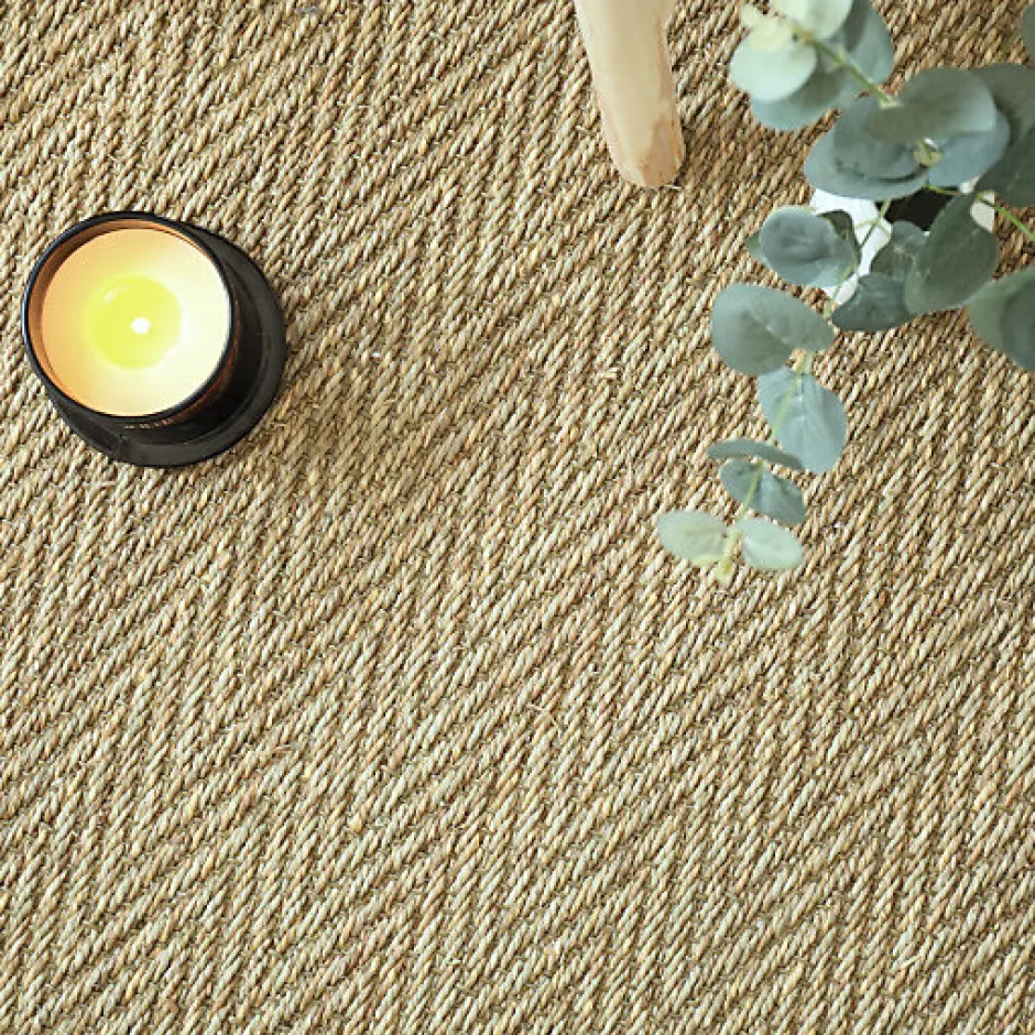 Jonc de mer - Bihar - Fin chevron - Rouleau de 2m x 15m-Décoweb Hot