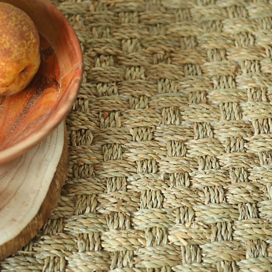 Jonc de mer - Chennai - Natté 4x4 - Rouleau de 2m x 7m-Décoweb New