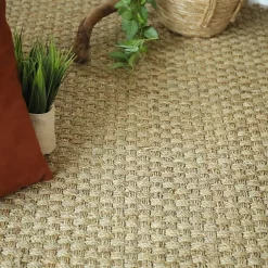 Décoweb Jonc de mer - Chennai - Natté 4x4 - Rouleau de 2m x 4m