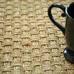 Décoweb Jonc de mer - Paro - Fin Natté 4x4 - Rouleau de 2m x 17m