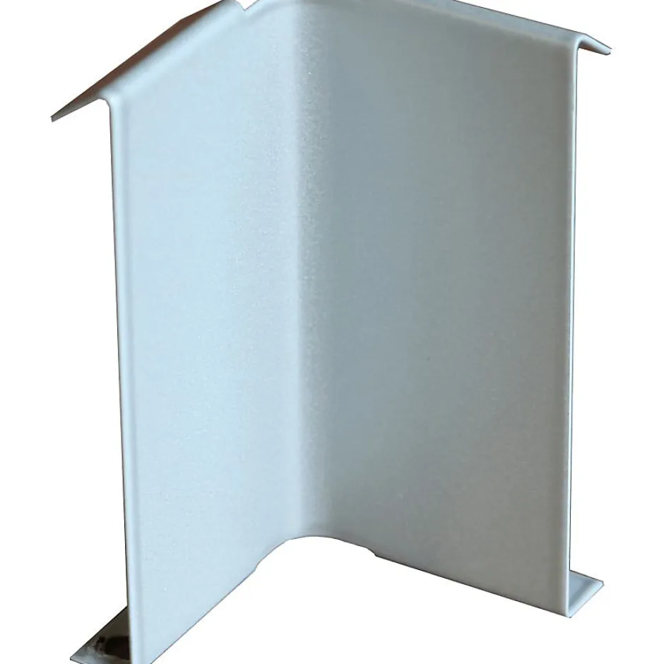 Jonction angle rentrant pour profilé clipsable Laqué Gris Aluminium --Jouplast Clearance