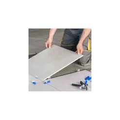 Diamwood Expert En Equipement Kit 301 pcs de Pose Carrelage 100 Croisillons 2 mm Autonivelants + 1 Pince + 100 Cales + 100 pcs Bagues de Protection - Diamwood