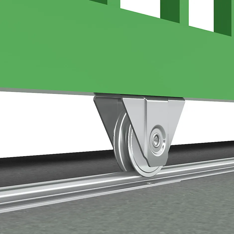 Slid’Up By Mantion Kit coulissant 16 mm - rails 4 x 1,95 m pour portail de 4 m - 400 kg