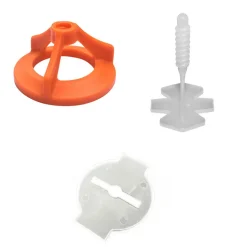 Kit Croisillons Autonivelants à visser 300 pcs (100 Croisillons 2 mm + 100 Cadrans HI-FIX + 100 Bagues de Protection) - Diamwood