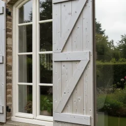 Kit de 5 lames de volet en bois L.240 x l.9 x Ép.2,7 cm-Fortia Sale