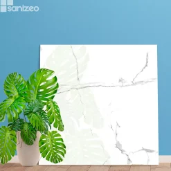 Kit de 2 Panneaux d'Habillage Décoratif Mural Douche, L120xl120x0.4 cm, finition marbre blanc, Mud White KOBERTIN-Kobert-in Outlet