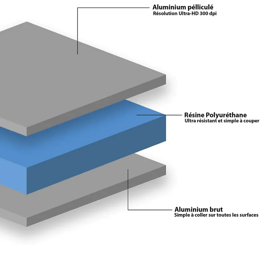 Kobert-in Kit de 2 Panneaux d'Habillage Décoratif Mural Douche, L120xl120x0.4 cm, finition finition pierre noire, Manson KOBERTIN