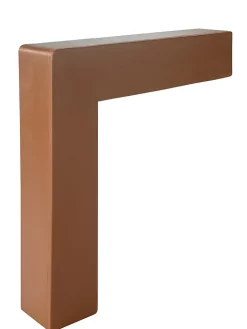 KIT de finition pour escaliers en PVC, marron, 1m-Quest Discount