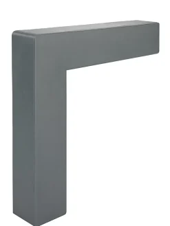 KIT de finition pour escaliers en PVC, gris foncé, 1m-Quest Clearance