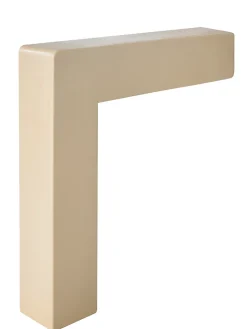 KIT de finition pour escaliers en PVC, beige, 1m-Quest Outlet